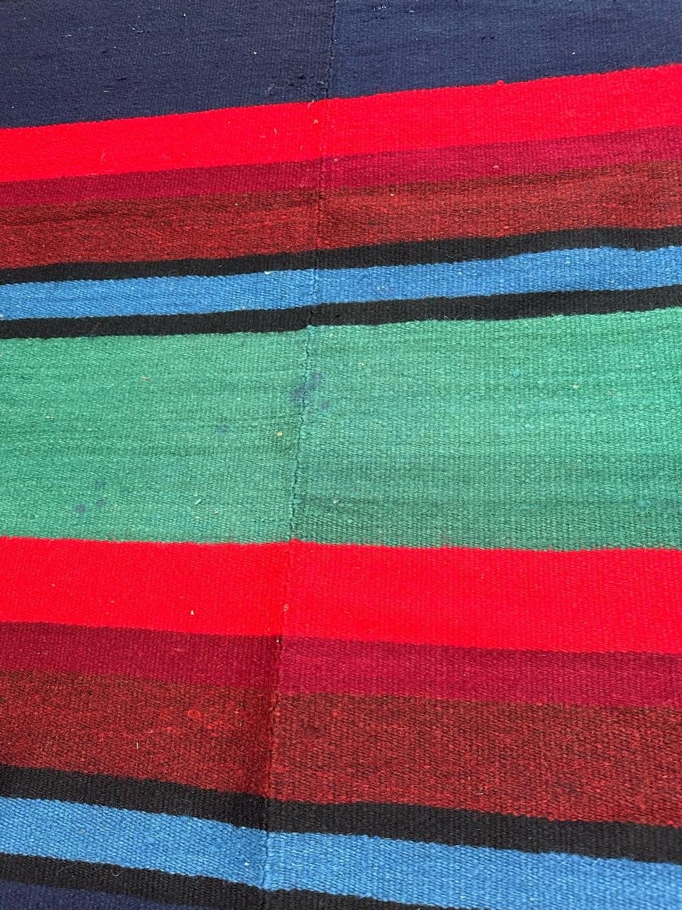 Bobyrug’s nice large vintage Mexican rug For Sale 1