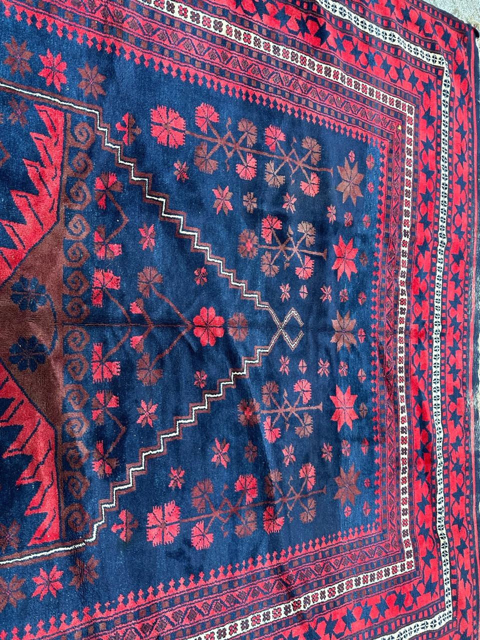 Bobyrug’s nice large vintage Turkish rug For Sale 3