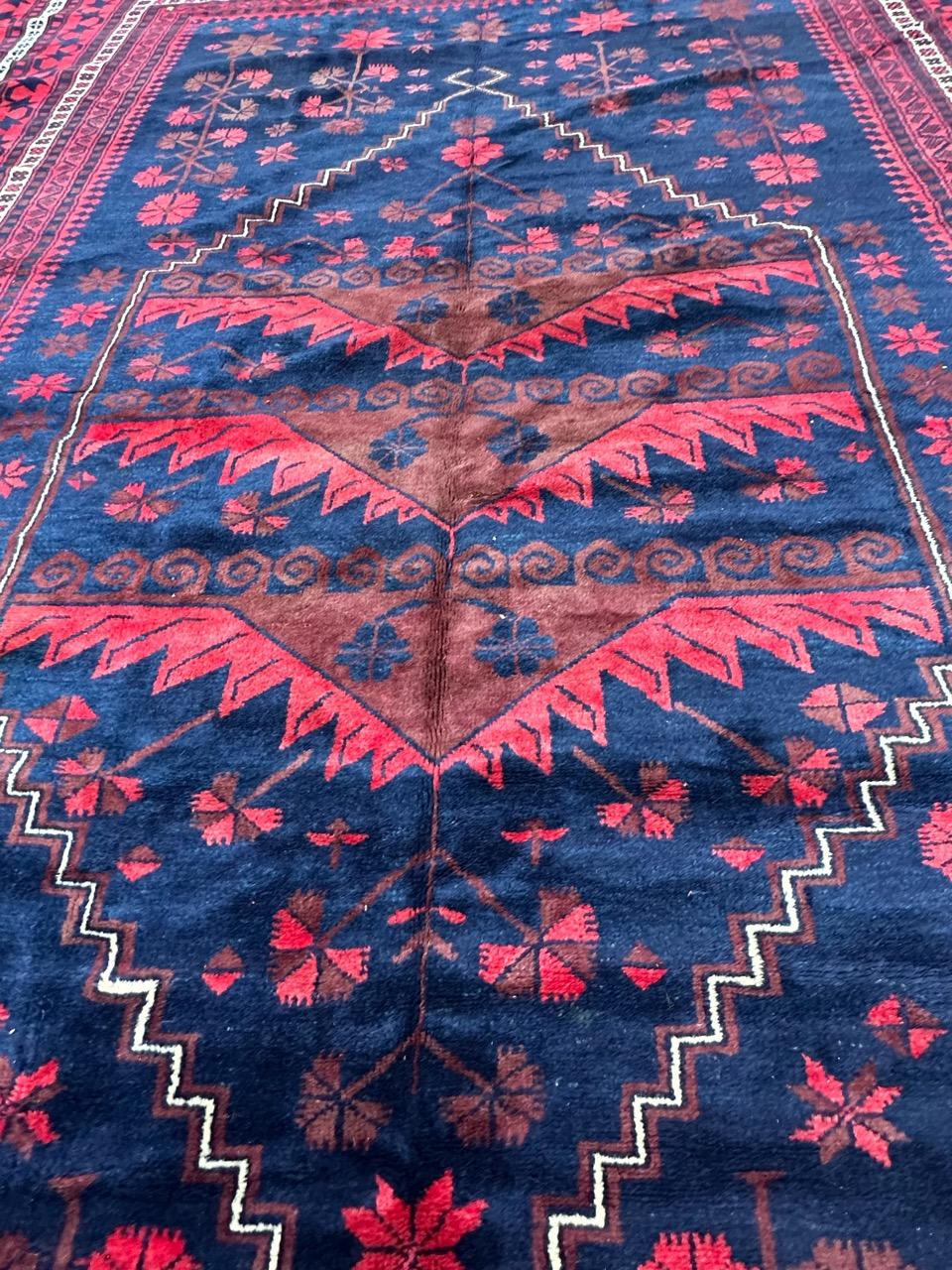 Bobyrug’s nice large vintage Turkish rug For Sale 4