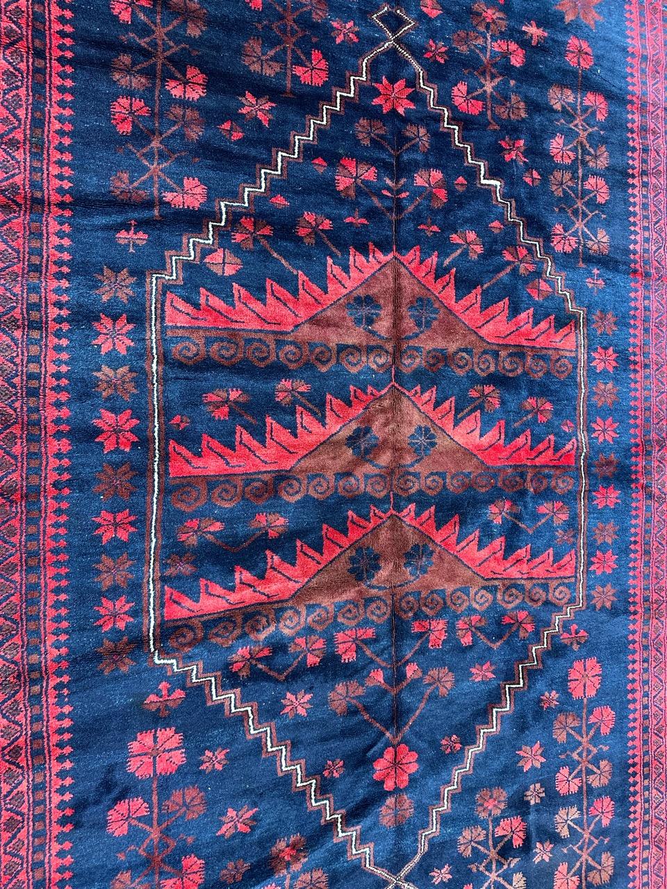 Bobyrug’s nice large vintage Turkish rug For Sale 1
