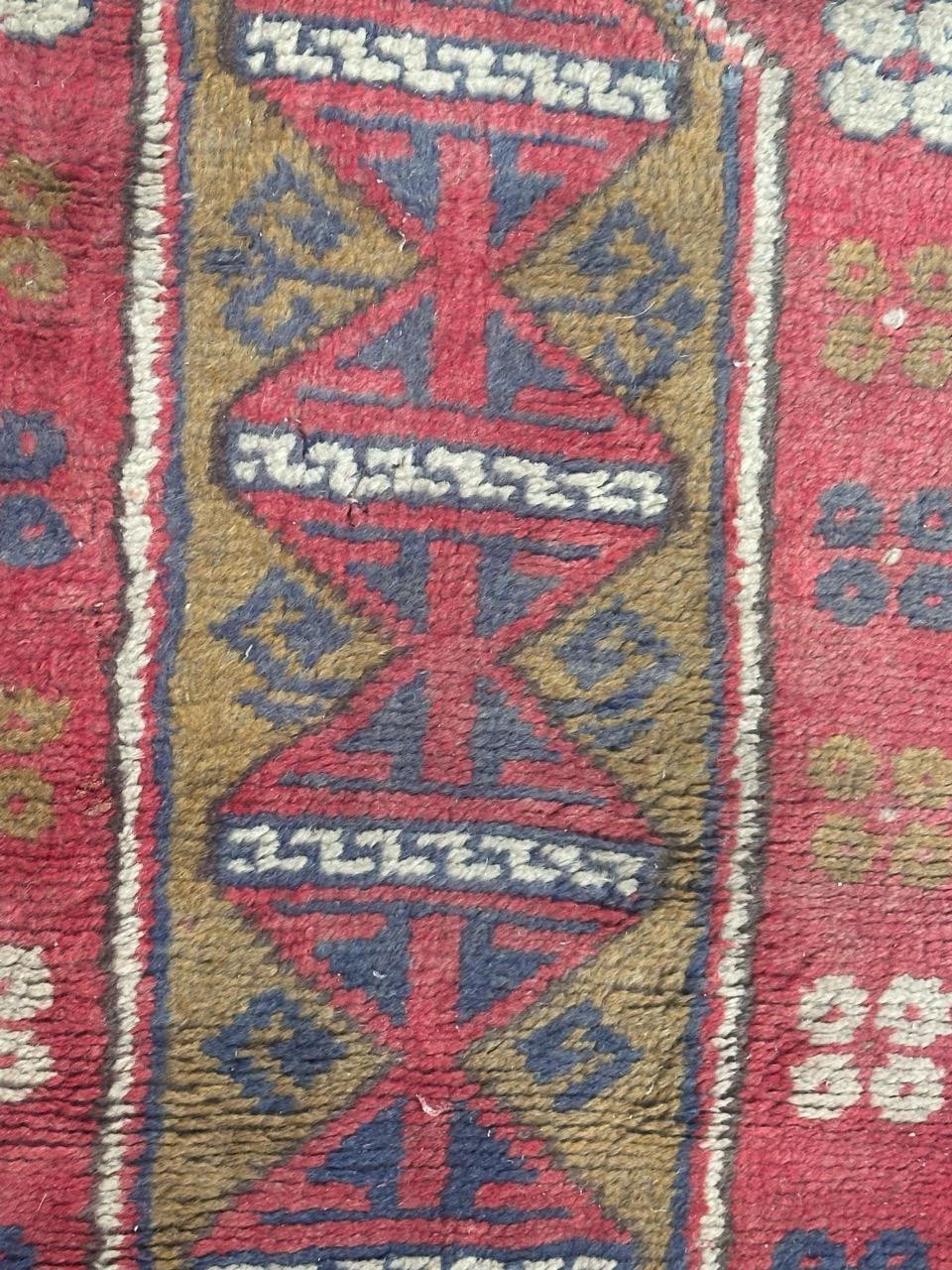 Bobyrugs schöner anatolischer türkischer Teppich aus der Mitte des Jahrhunderts im Angebot 4