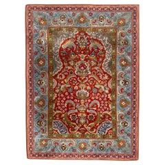 Used Bobyrug’s nice mid century French Janus, Lys  points rug