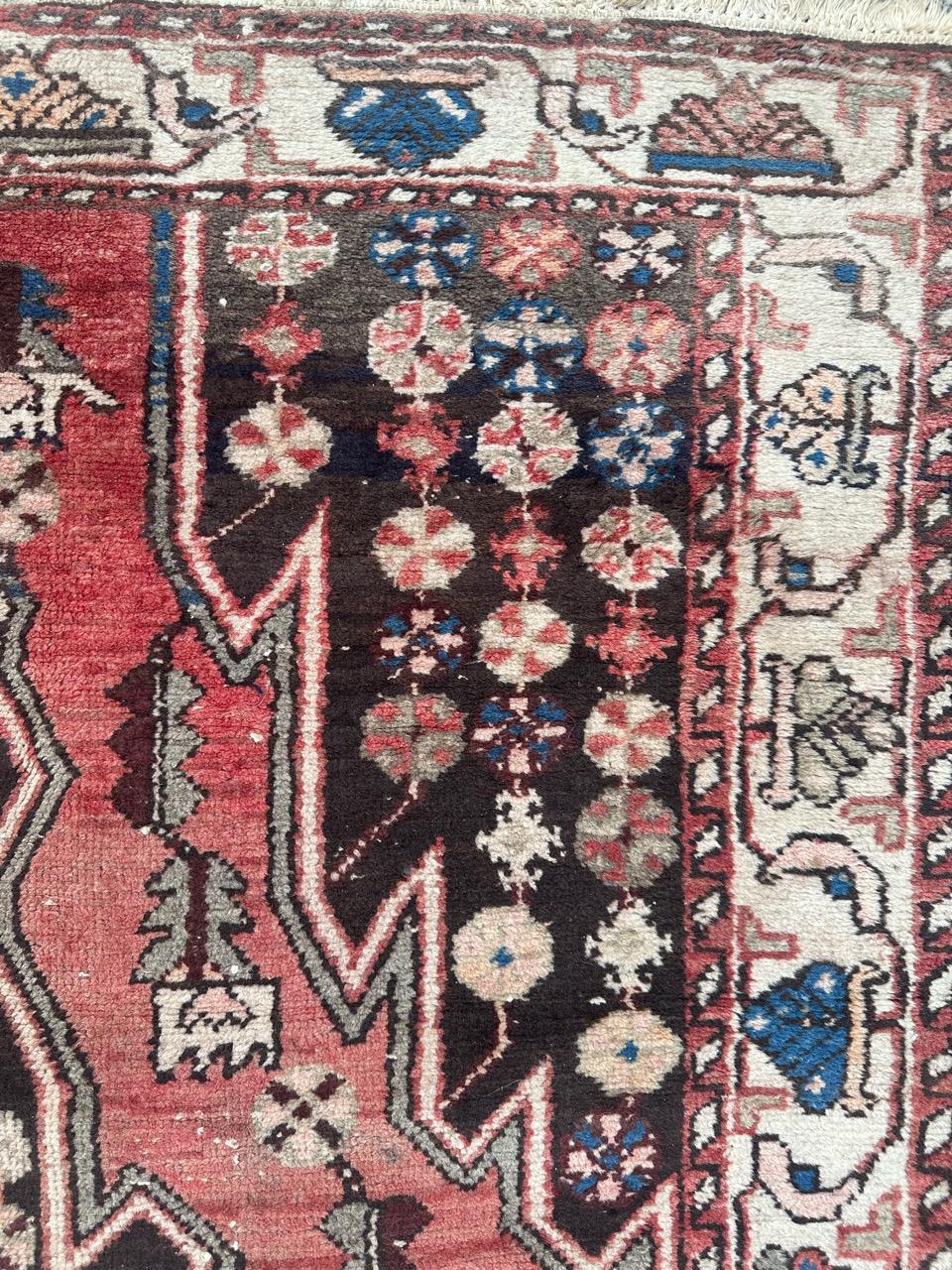 nice mid century mazlaghan rug  For Sale 3