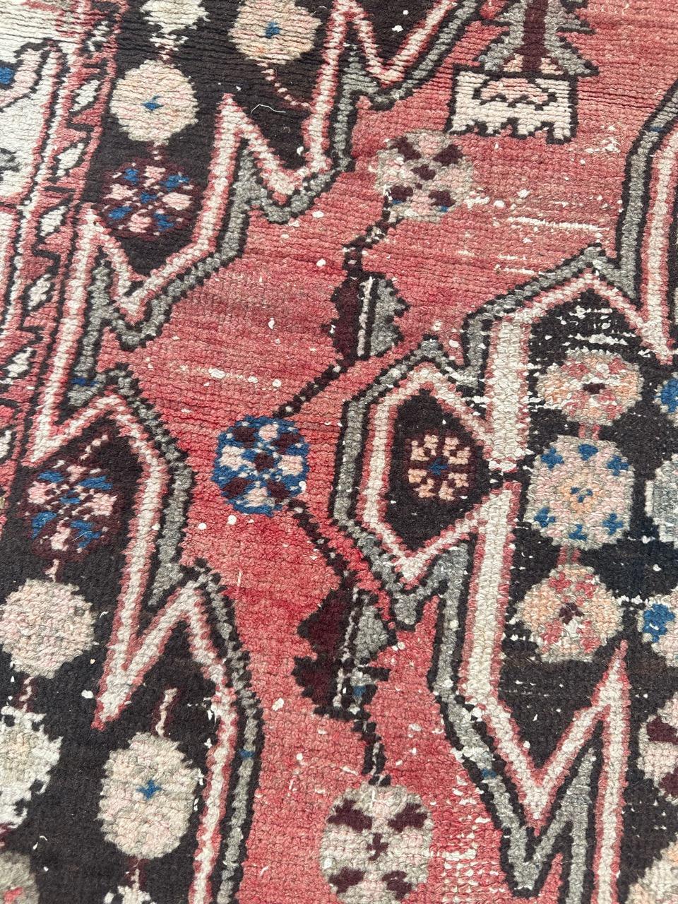 nice mid century mazlaghan rug  For Sale 1