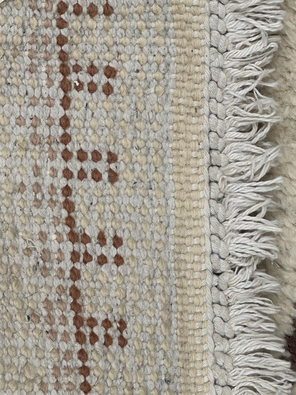 Bobyrug’s nice mid century Moroccan art deco design rug  For Sale 4
