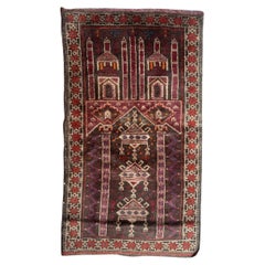 Bobyrug's nice mid century tribal Baluch rug 
