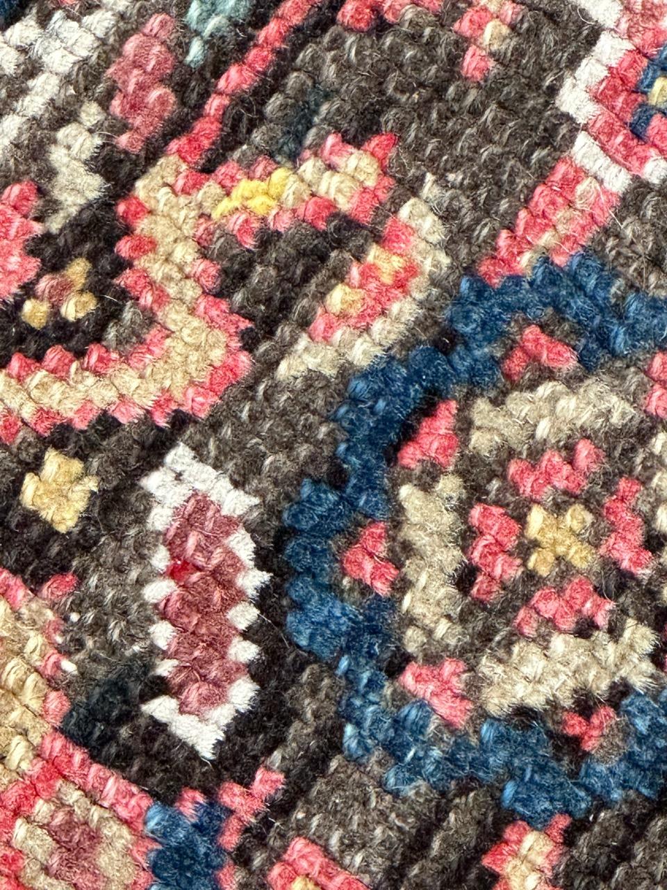 Bobyrug’s nice small antique malayer rug For Sale 4