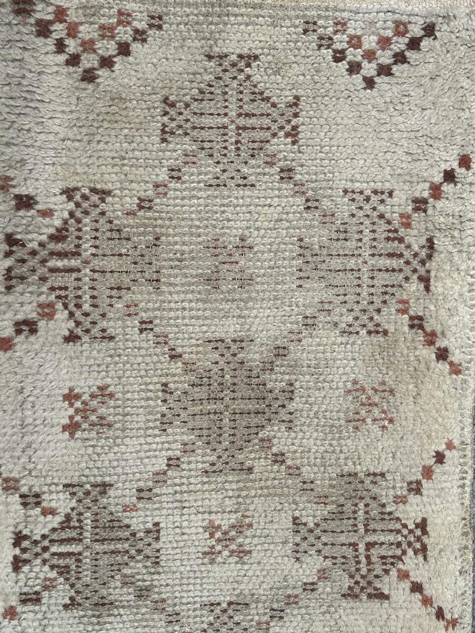  nice small distressed tribal Moroccan rug  For Sale 7