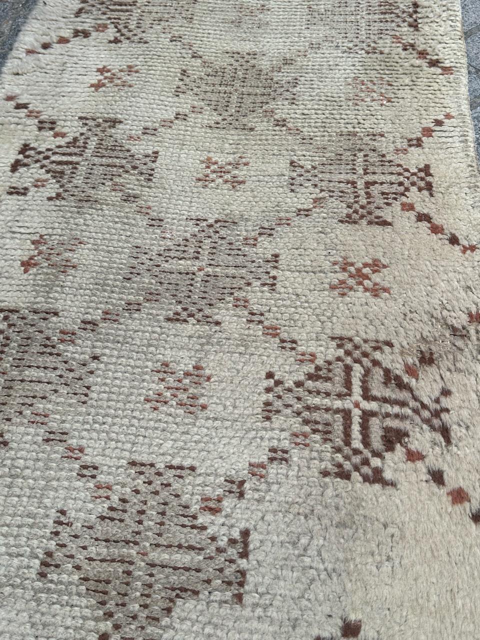  nice small distressed tribal Moroccan rug  For Sale 10