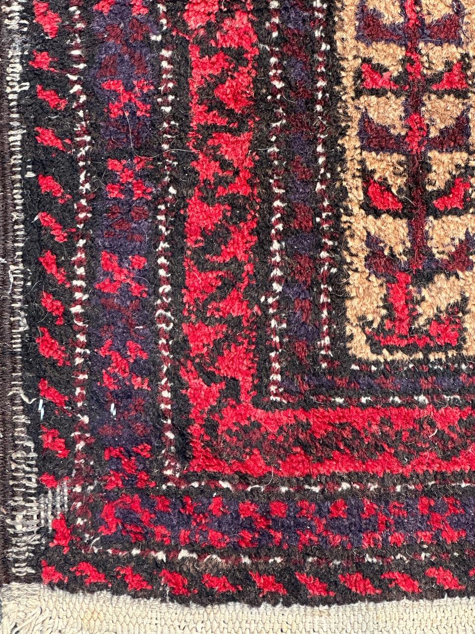 bel tappeto Baluch vintage di piccole dimensioni in vendita 4