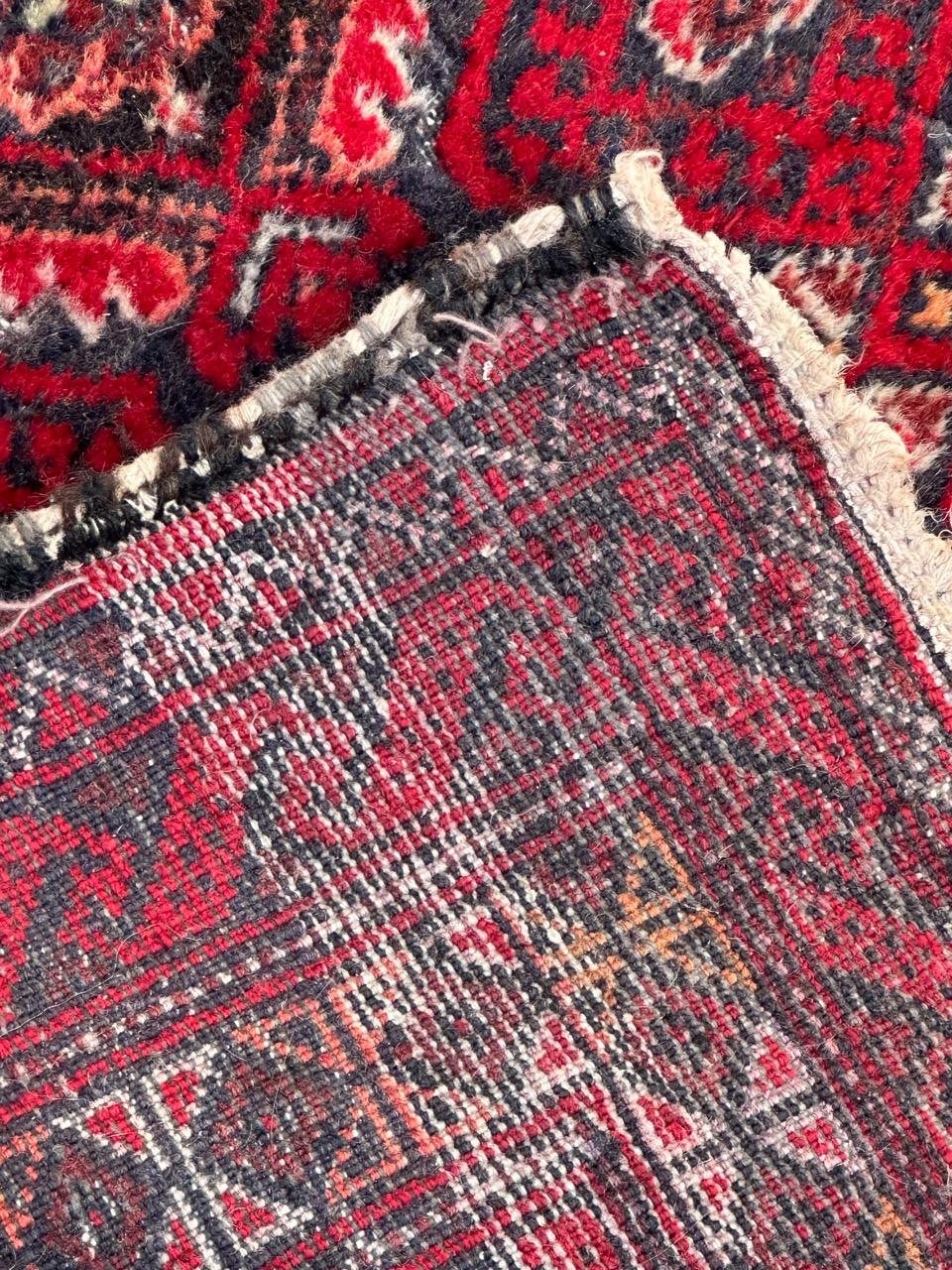 Beau petit tapis baluch vintage en vente 6