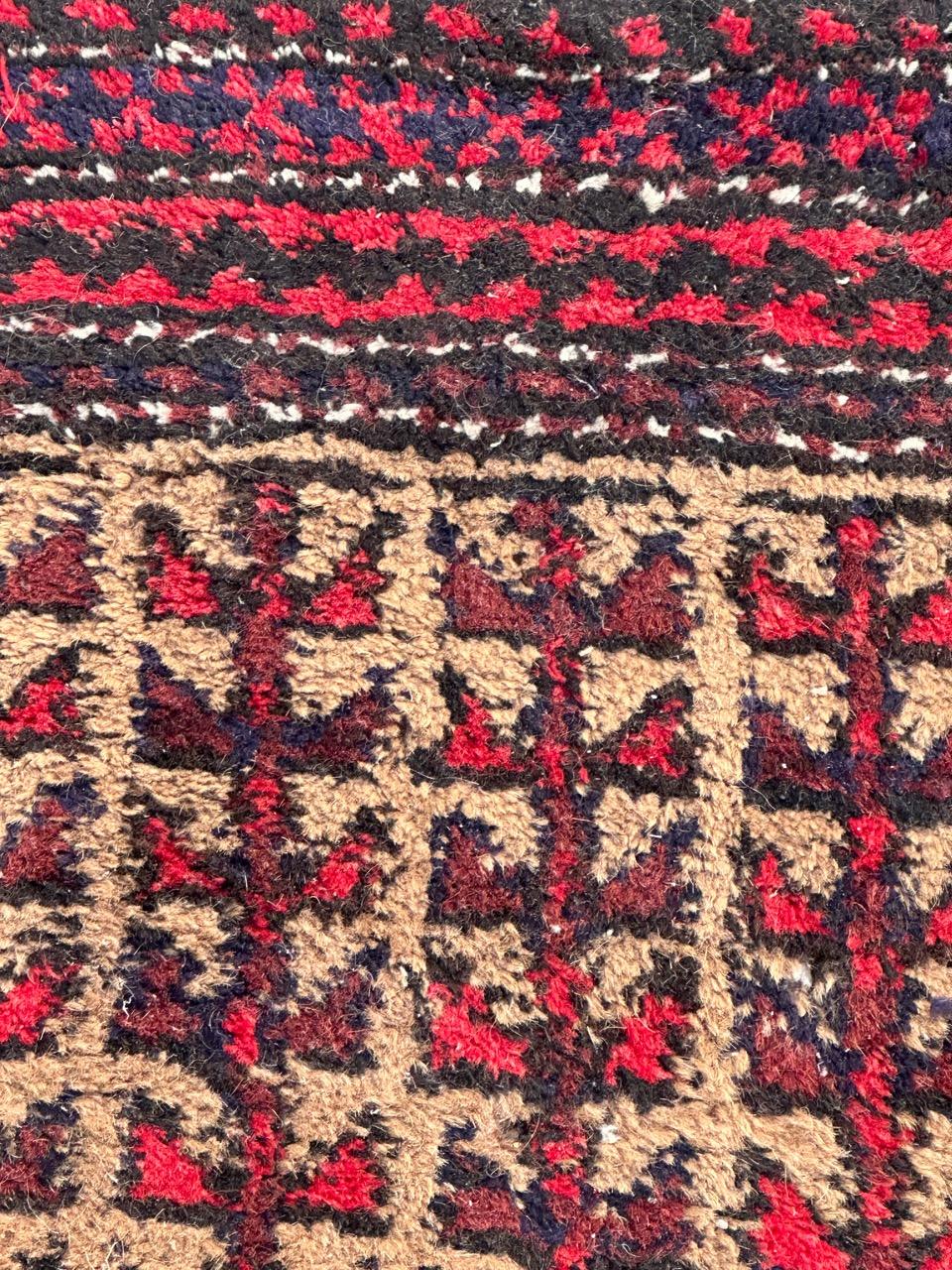 nice small vintage Baluch rug  For Sale 1