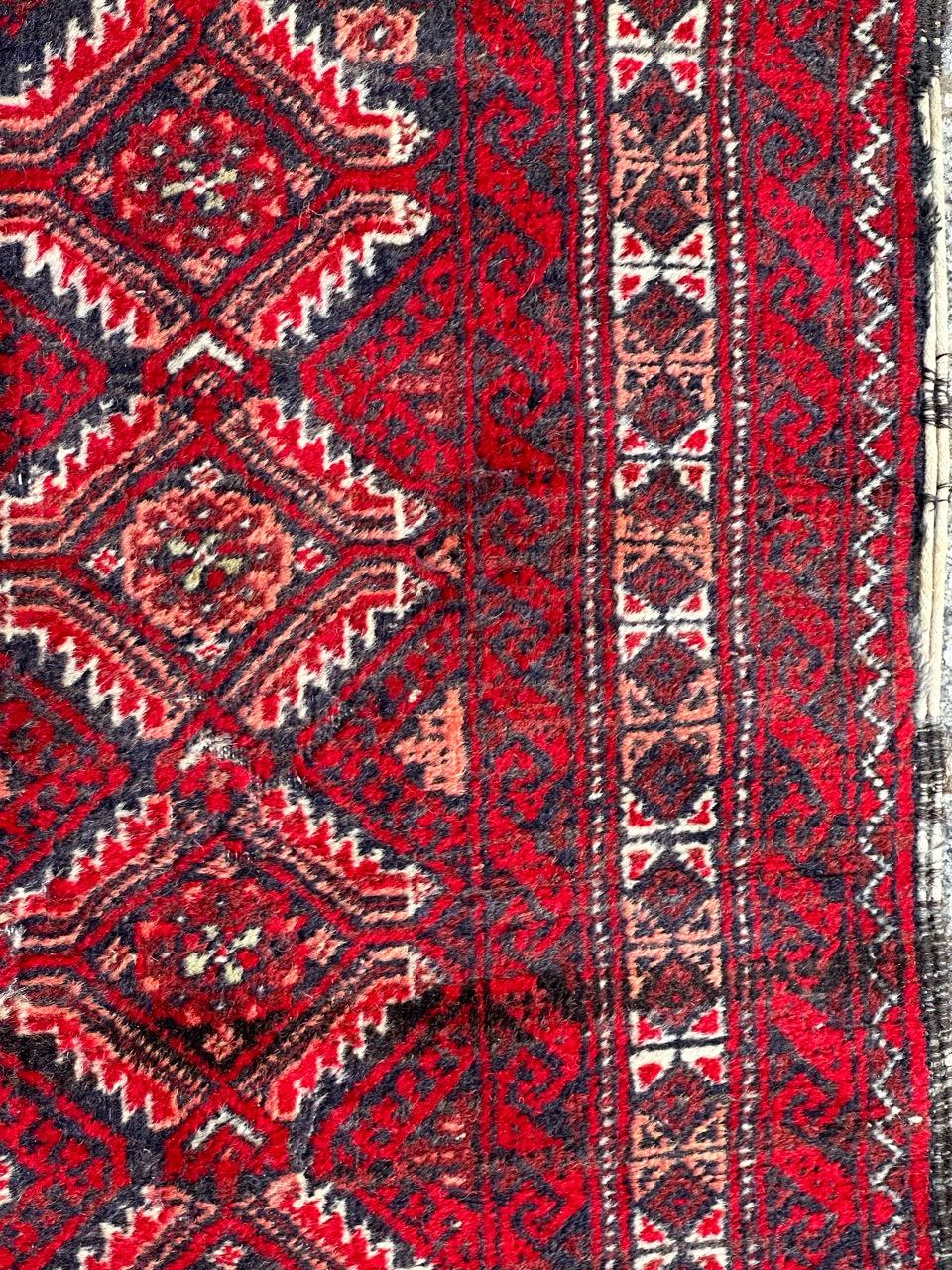 Beau petit tapis baluch vintage  en vente 1