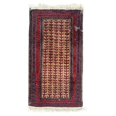 Bobyrug’s nice small vintage Baluch rug 