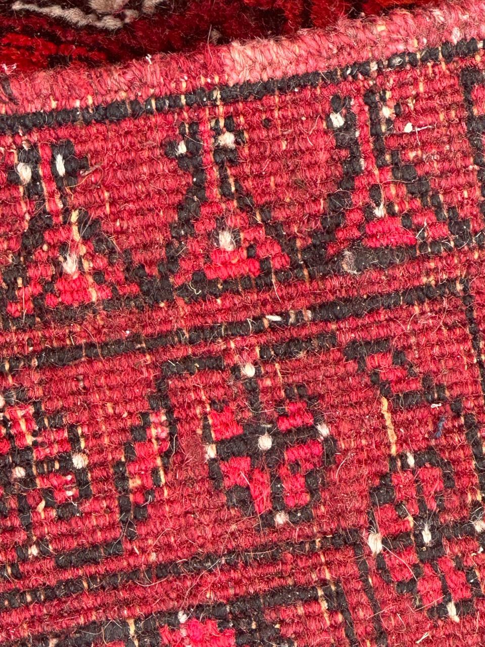 nice Small vintage Turkmen rug For Sale 1