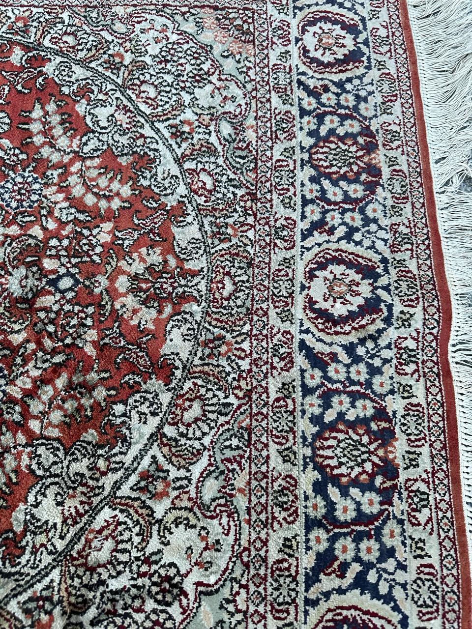 Silk Bobyrug’s Nice very fine Sino Persian silk rug For Sale