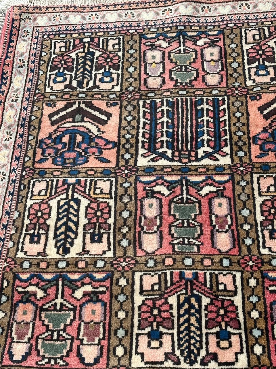 Bobyrug’s nice vintage Bakhtiar rug  For Sale 3