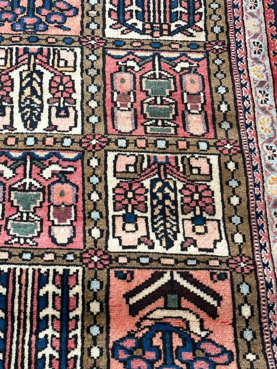 Bobyrug’s nice vintage Bakhtiar rug  For Sale 5