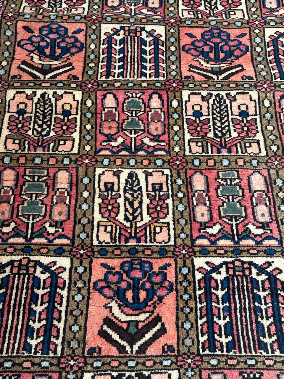 20th Century Bobyrug’s nice vintage Bakhtiar rug  For Sale