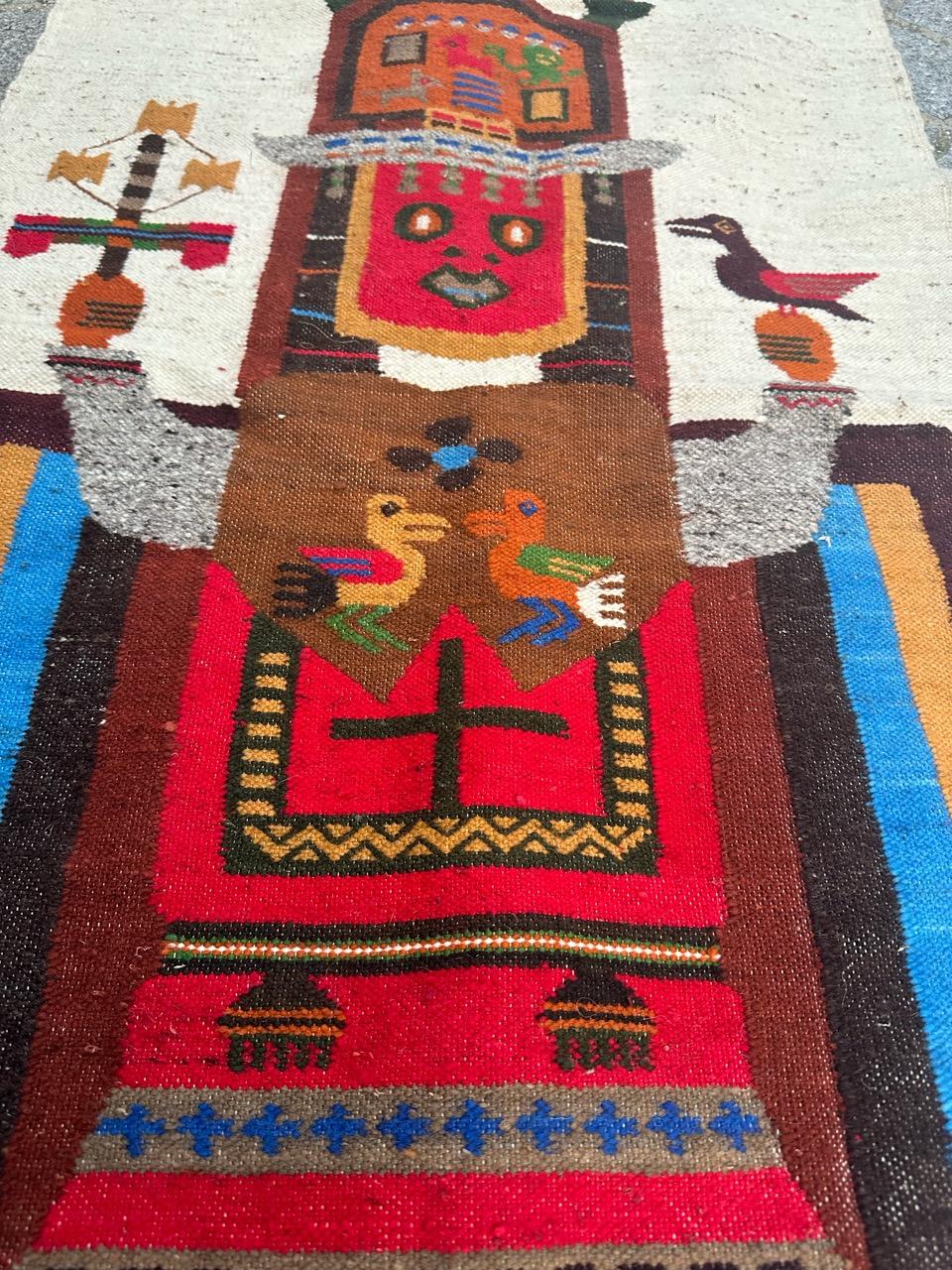 Bobyrug’s nice vintage Equator tapestry  For Sale 4