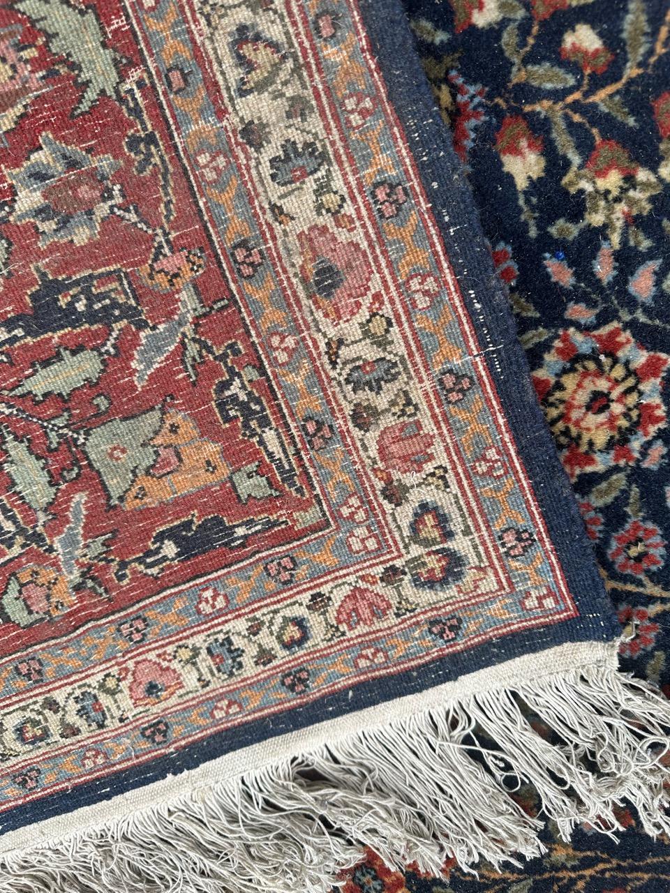 Nice Vintage fine Turkish Hereke Rug For Sale 11