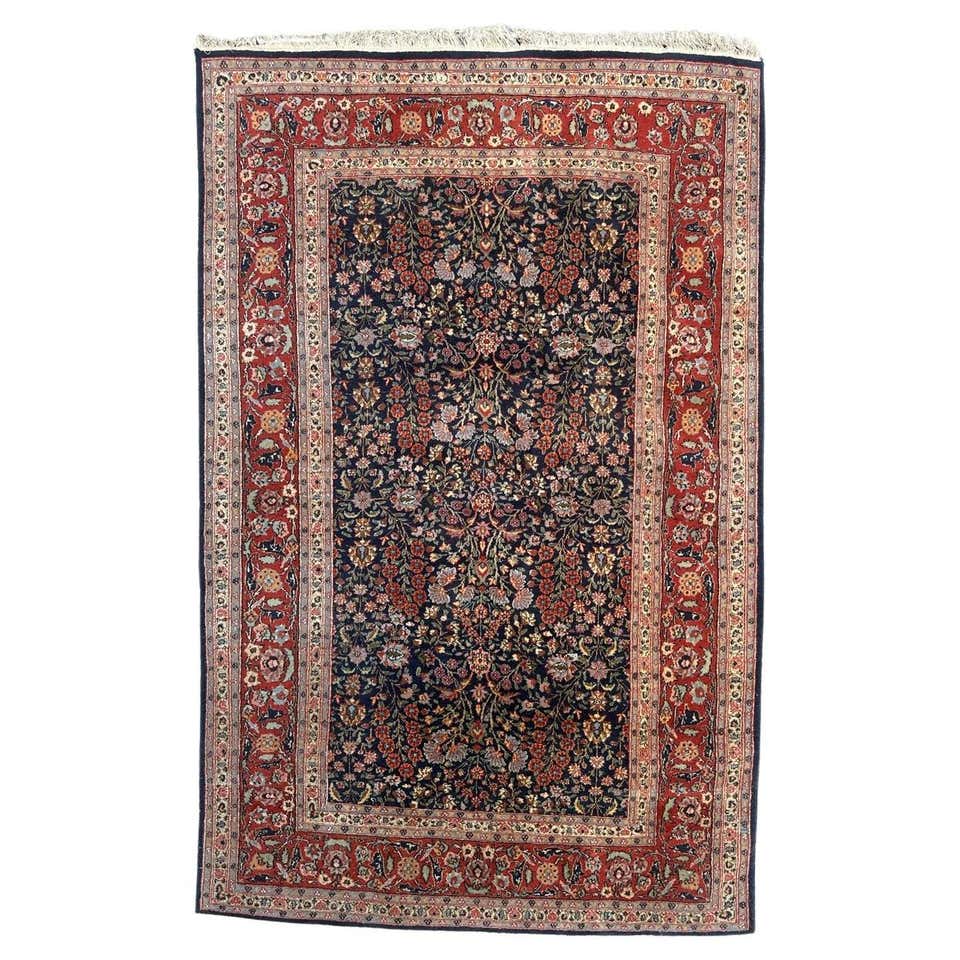 Nice Vintage Turkish Hereke Rug For Sale at 1stDibs