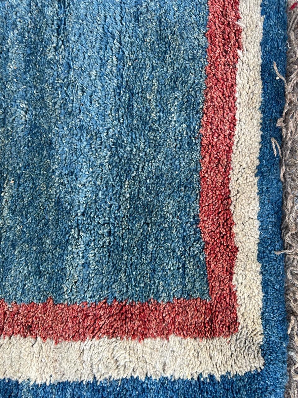 Bobyrug’s nice vintage Gabbeh rug  For Sale 1