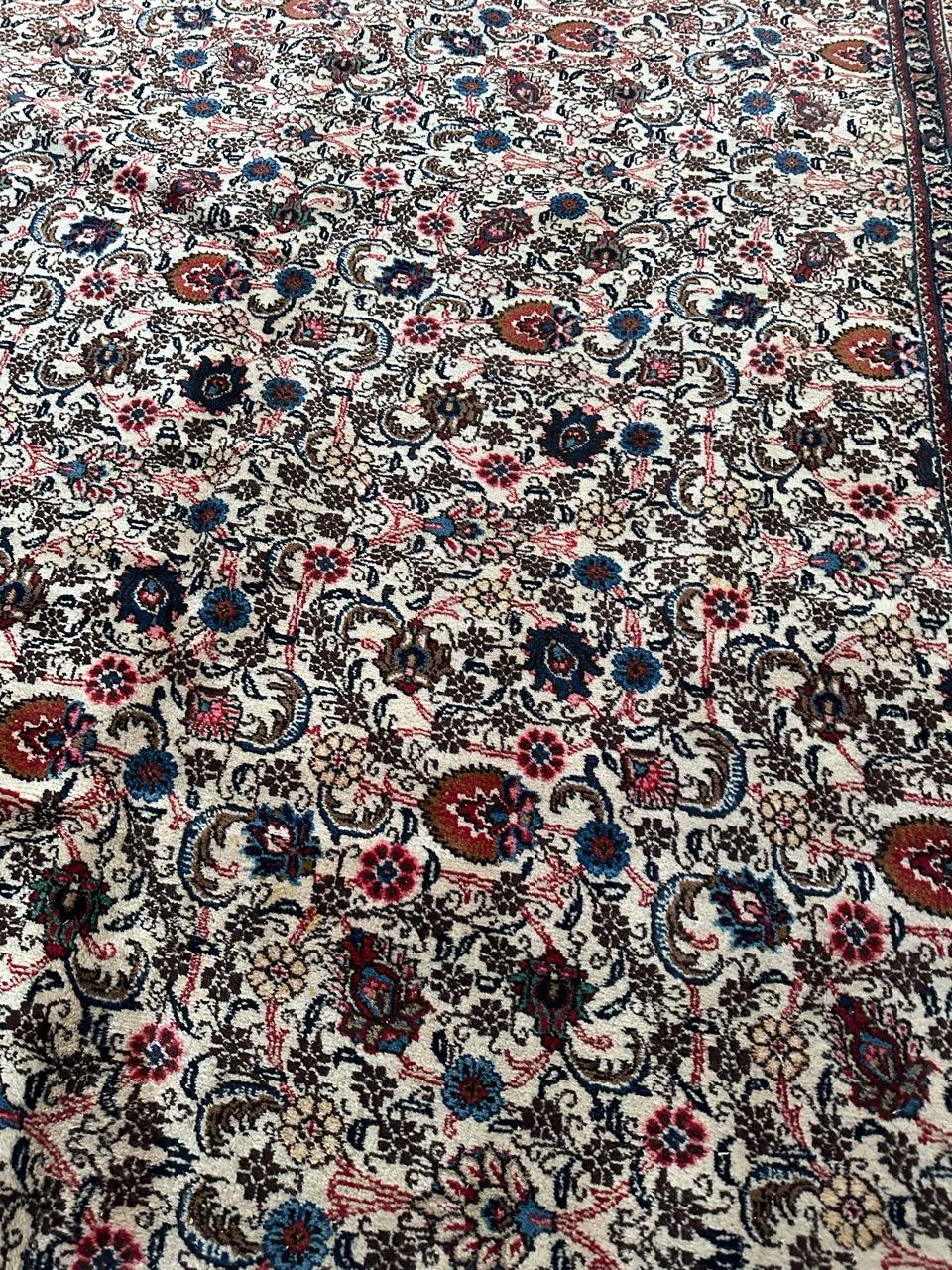 Bobyrug’s Nice vintage large Mashhad rug  For Sale 2