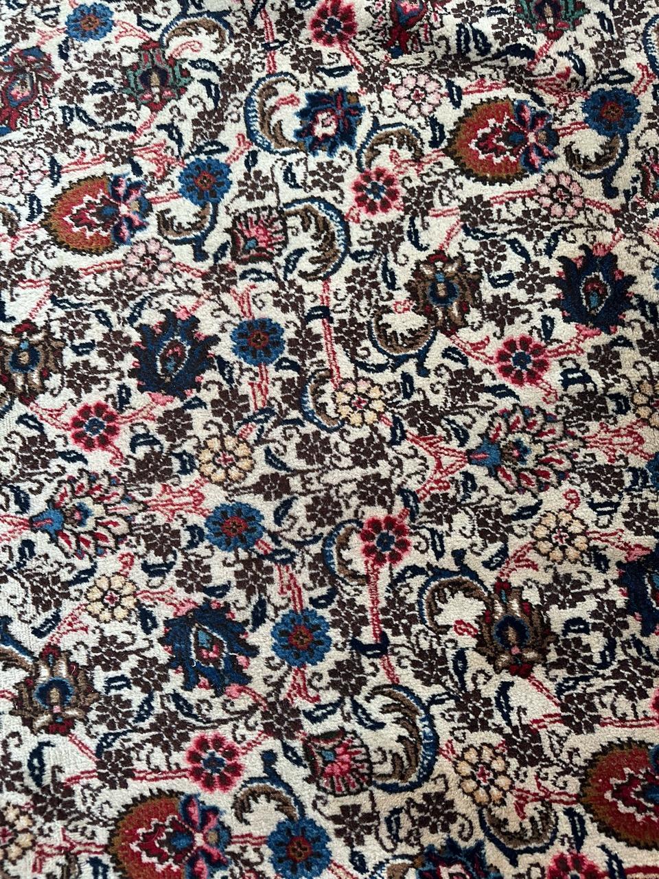 Bobyrug’s Nice vintage large Mashhad rug  For Sale 6