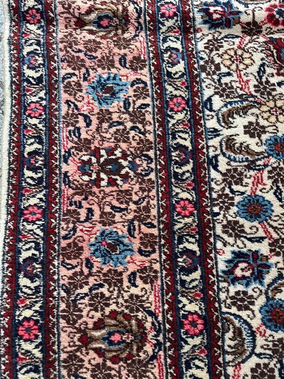 Bobyrug’s Nice vintage large Mashhad rug  For Sale 7