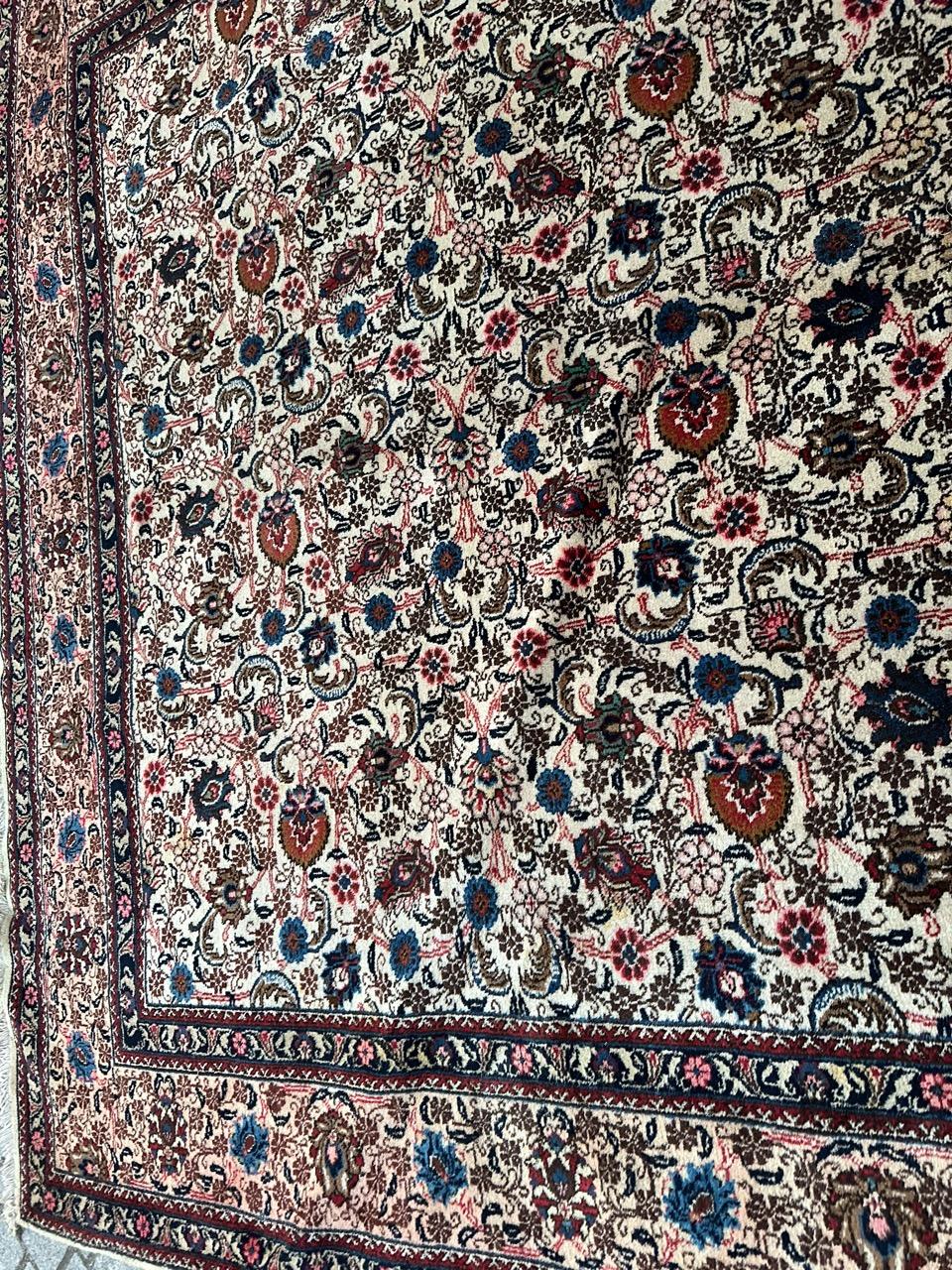 Bobyrug’s Nice vintage large Mashhad rug  For Sale 8