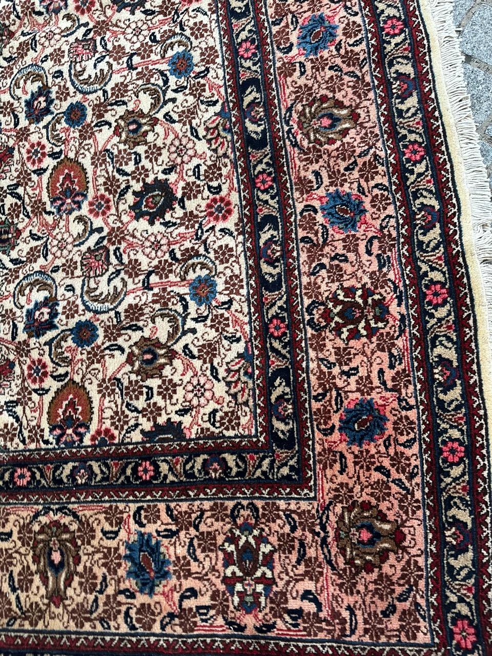Bobyrug’s Nice vintage large Mashhad rug  For Sale 11