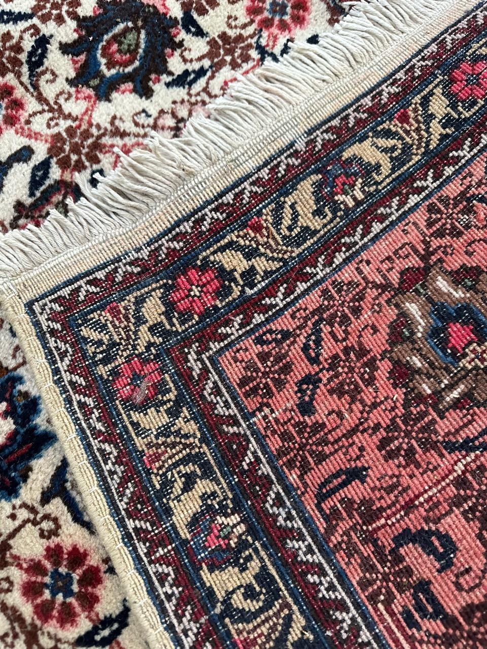 Bobyrug’s Nice vintage large Mashhad rug  For Sale 12
