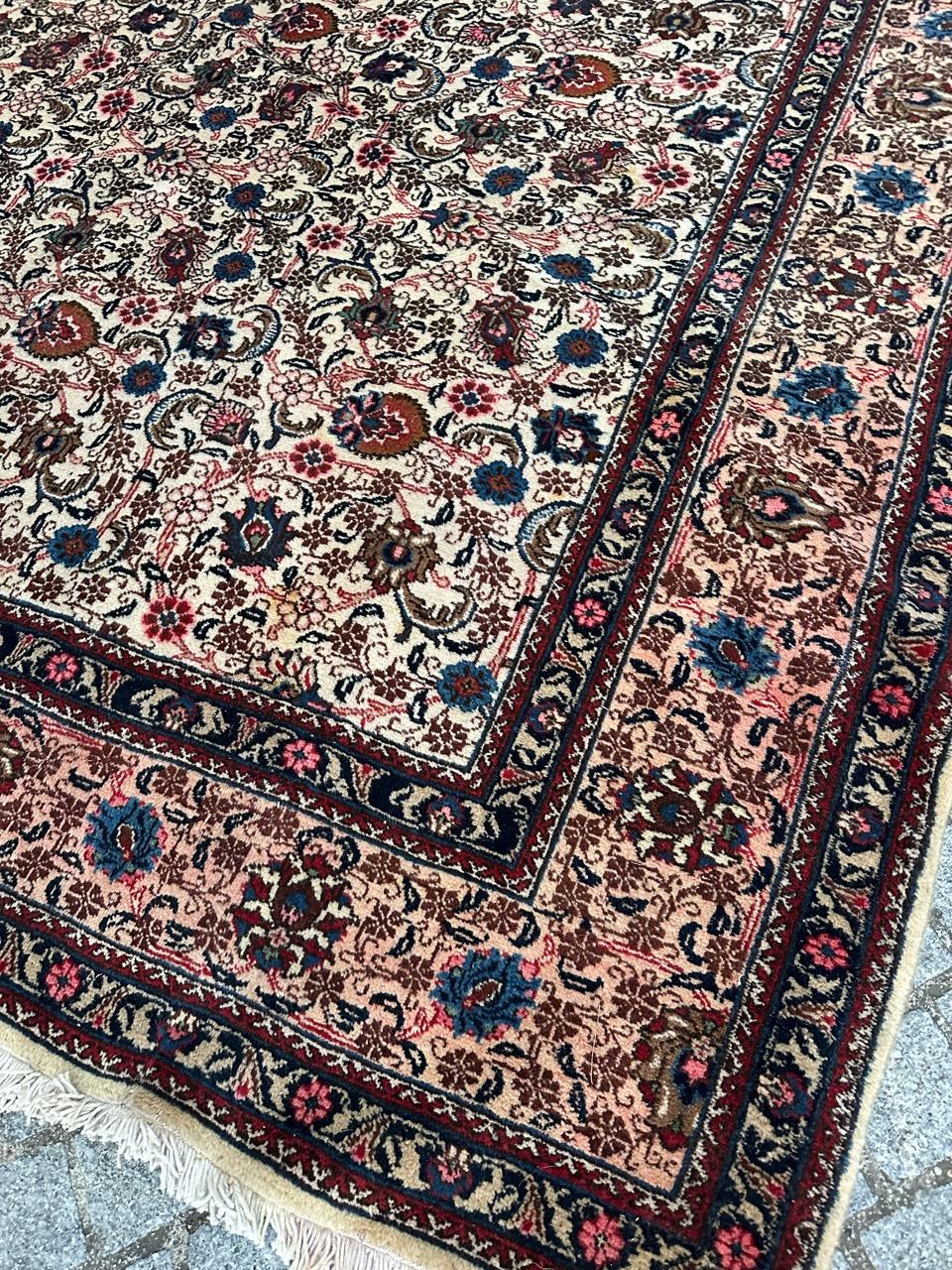 Kirman Bobyrug’s Nice vintage large Mashhad rug  For Sale