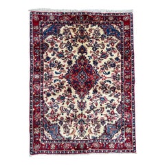 Bobyrug's Schöner Vintage-Teppich aus Najaf Abad