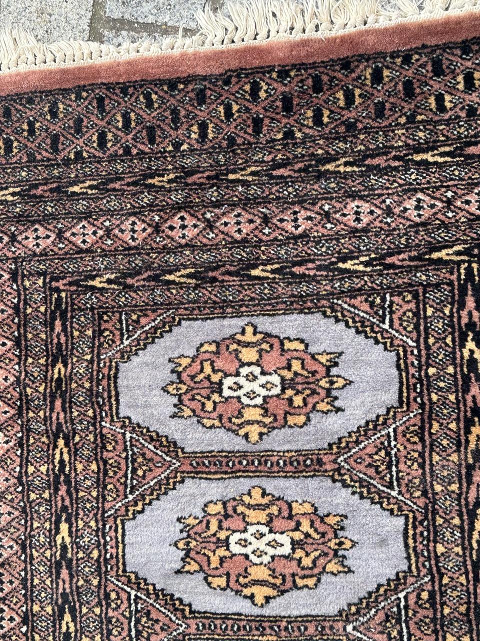 Bobyrug’s nice vintage Pakistani rug  For Sale 2