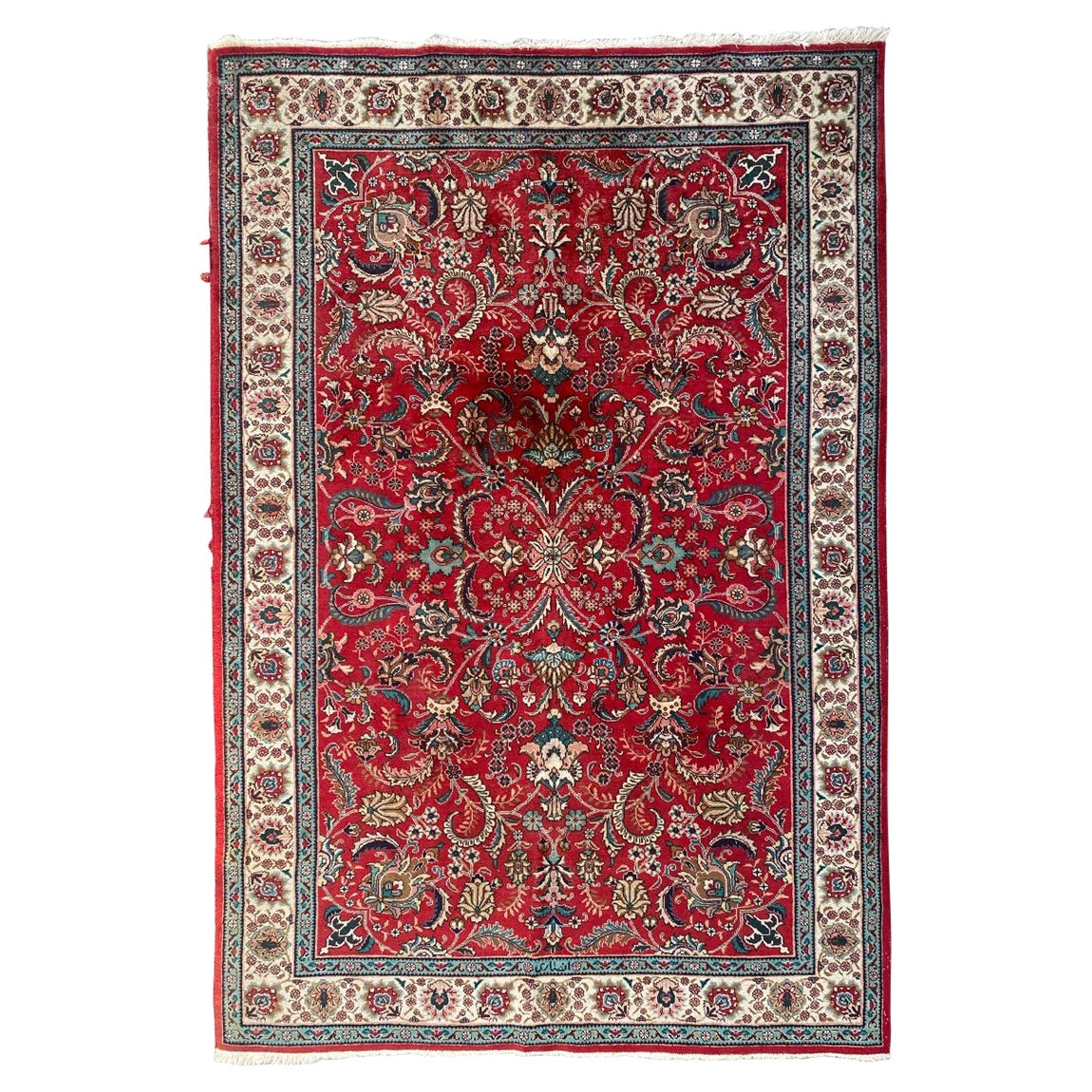 Bobyrug's Nice Vintage Tabriz Teppich