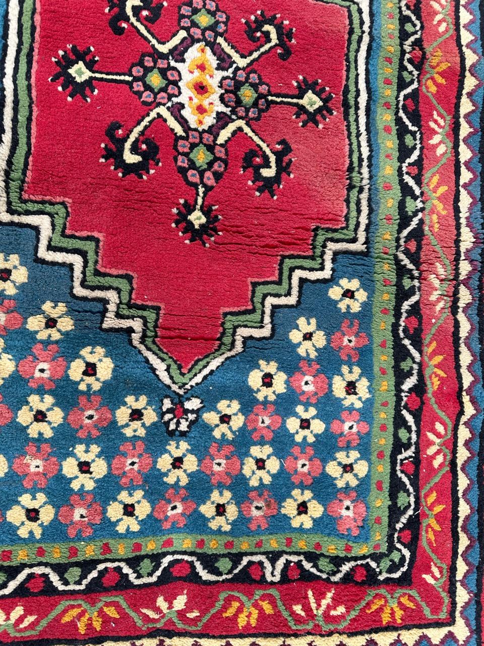 Bobyrug’s nice vintage tribal Tunisian rug For Sale 2
