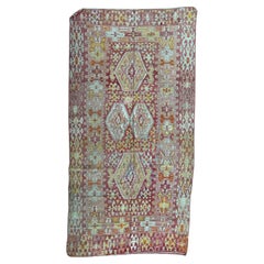 Bobyrug’s Nice vintage Turkish Anatolian Kilim 