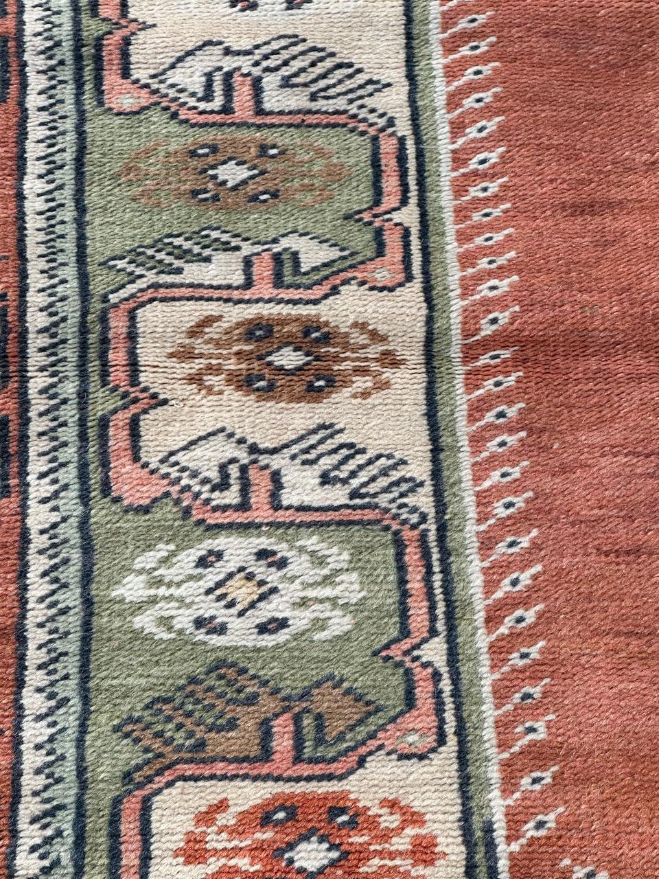 Bobyrug’s nice vintage Turkish Anatolian rug  For Sale 4