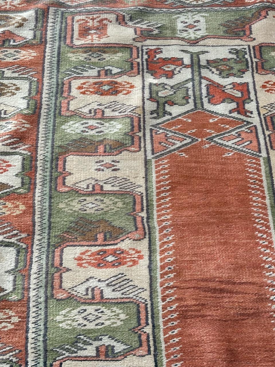 Bobyrug’s nice vintage Turkish Anatolian rug  For Sale 5