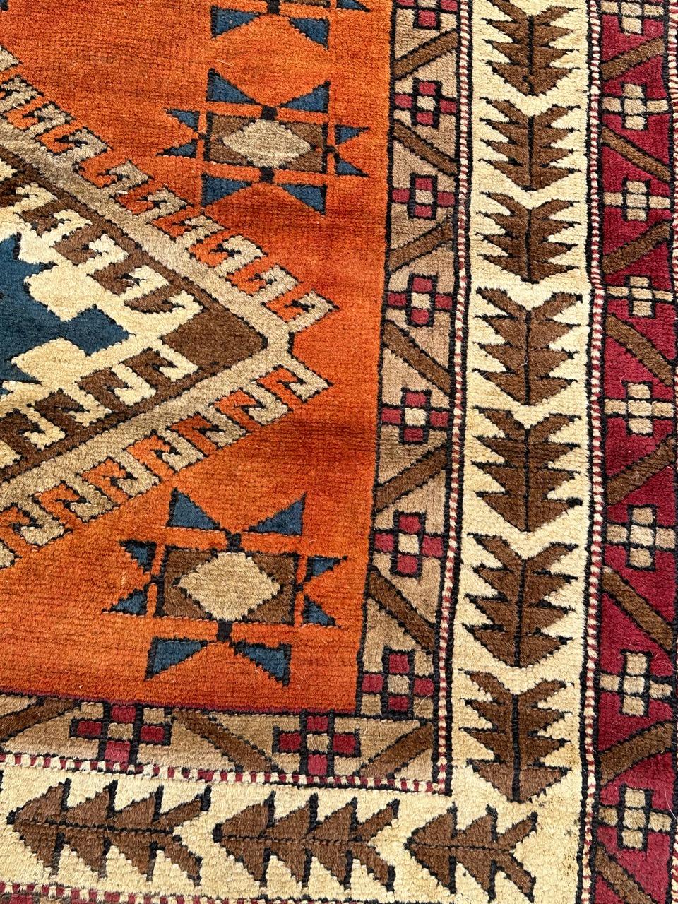 Bobyrug’s nice vintage Turkish Anatolian rug  For Sale 8