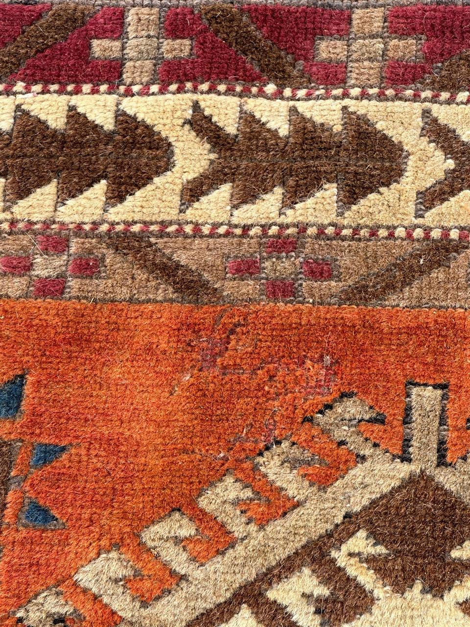 Bobyrug’s nice vintage Turkish Anatolian rug  For Sale 12
