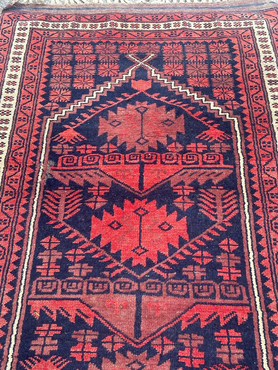 Bobyrug’s nice vintage Turkish rug  For Sale 6