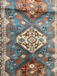 Bobyrug’s nice vintage Turkish rug