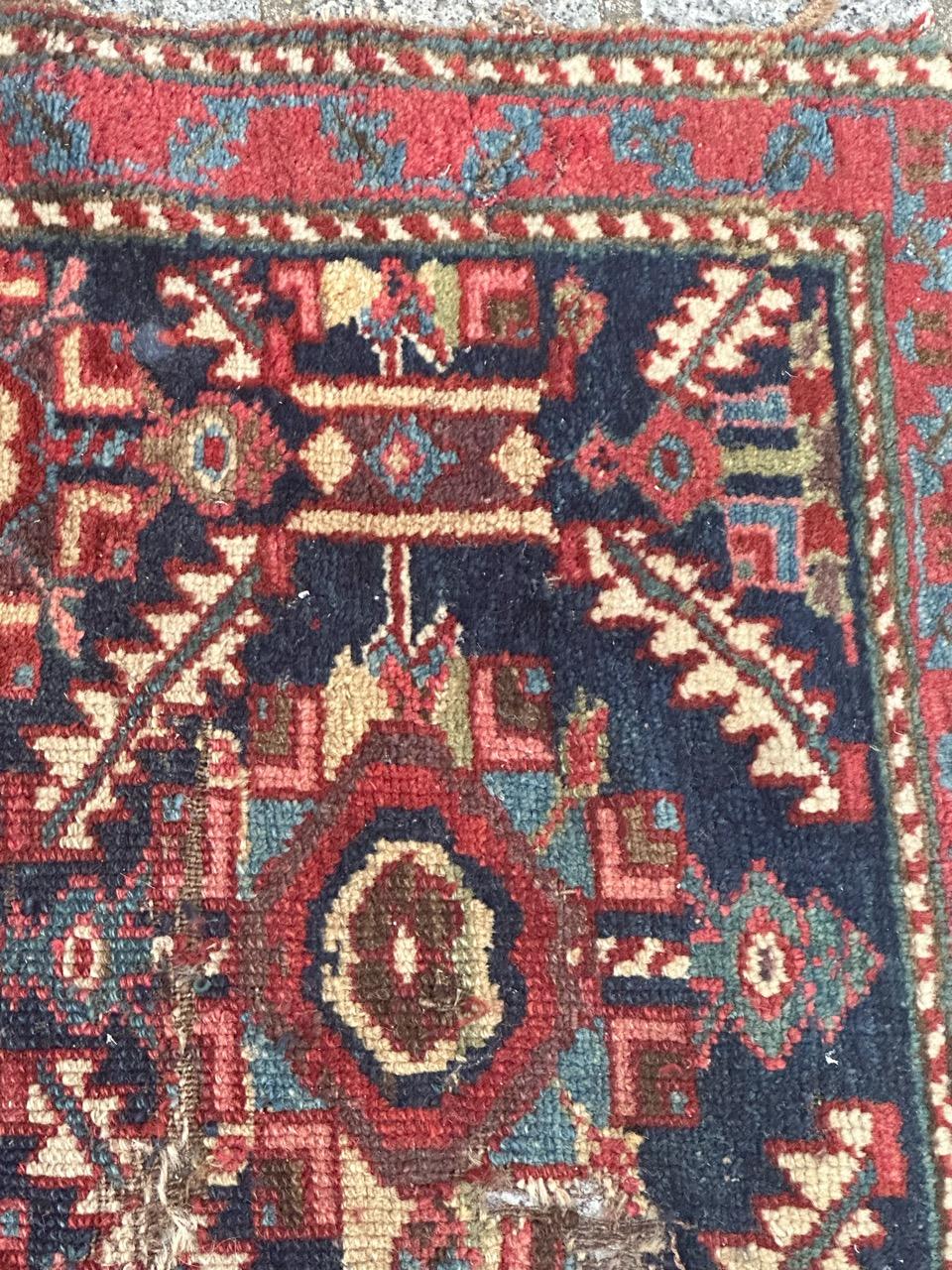 Laine Le joli fragment de tapis antique de collection du nord-ouest de Bobyrug  en vente