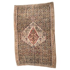 Bobyrug's Pretty Antique Fine Senneh Kilim