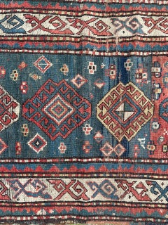 Bobyrug’s pretty antique kazak rug