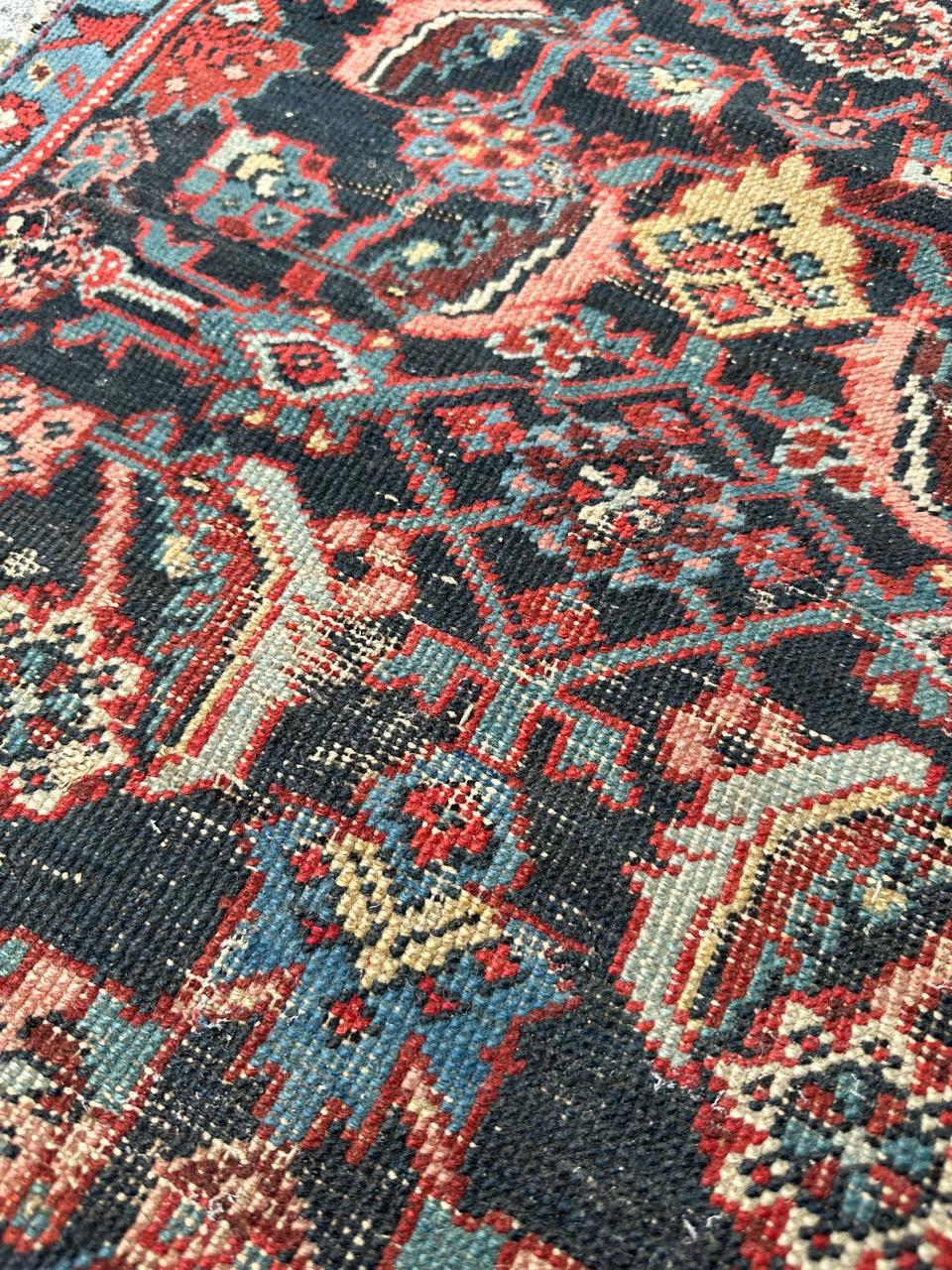 Bobyrug’s pretty antique little malayer fragment rug  For Sale 5