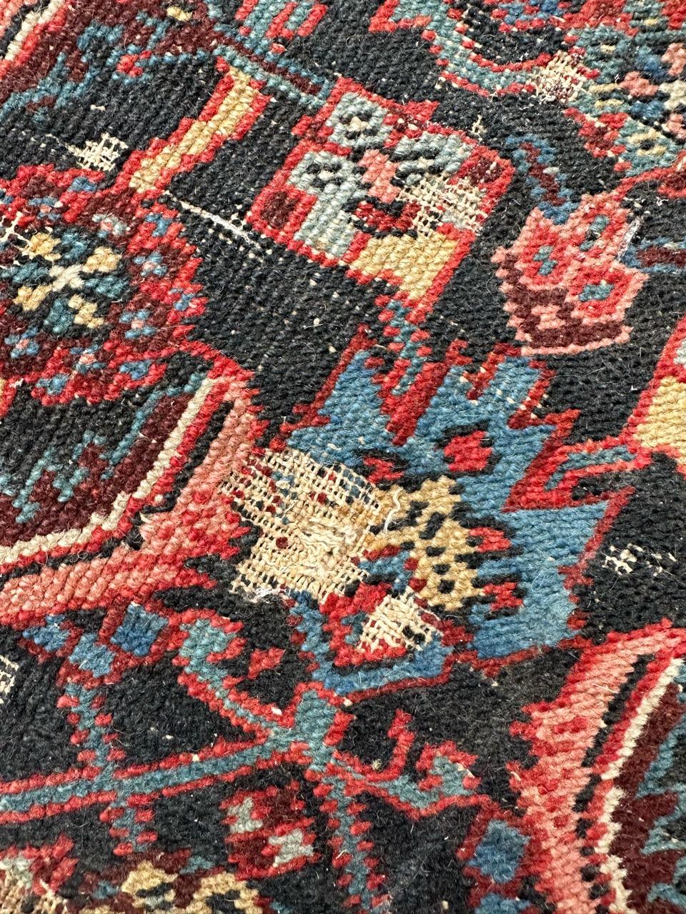 Bobyrug’s pretty antique little malayer fragment rug  For Sale 9